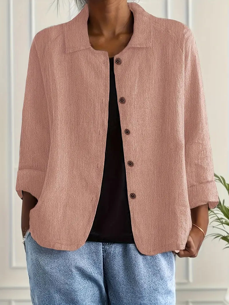 Noelle Women's Lightweight Relaxed Layering Top product view