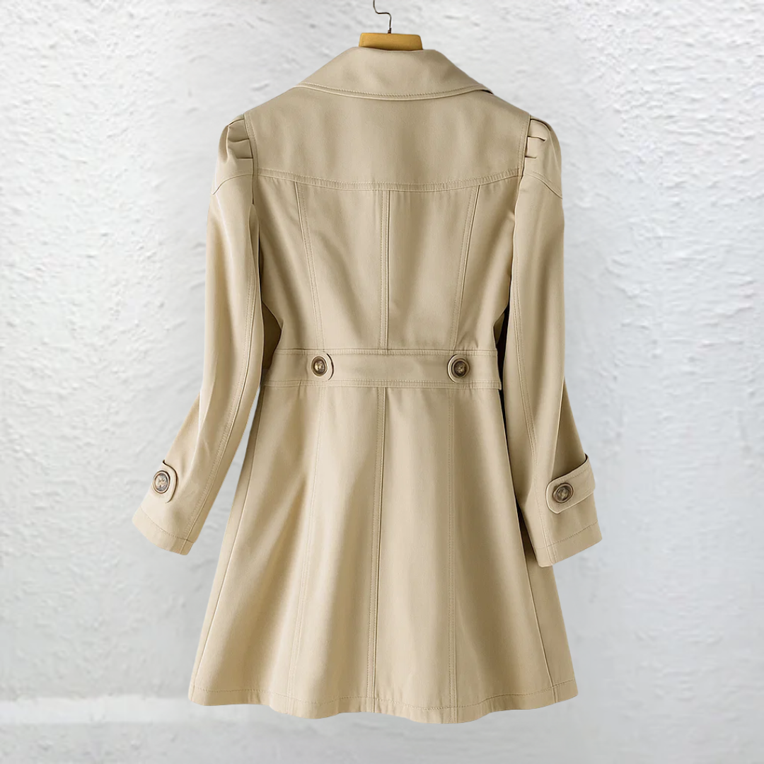 Bridget | Women's Vintage Trench-Collar Coat product view