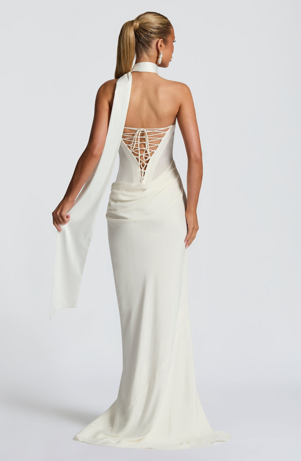 Seraphina | Sheer Ruched Maxi Dress