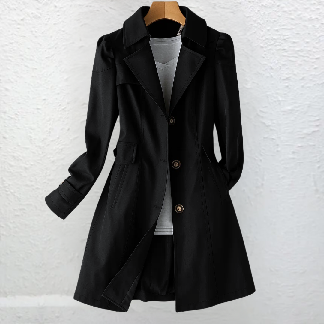 Bridget | Women's Vintage Trench-Collar Coat product view