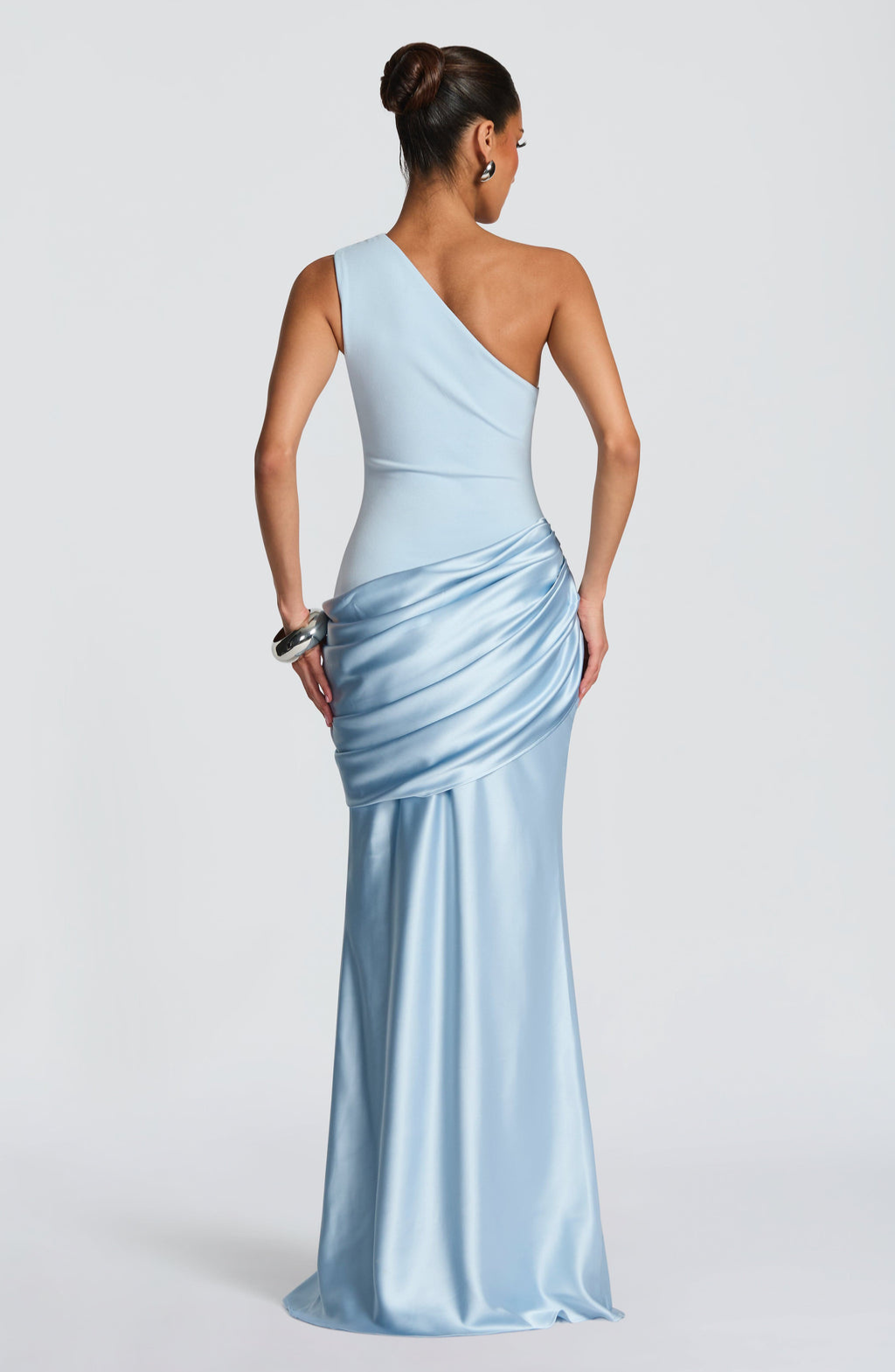 Armani | One Shoulder Satin Maxi Dress
