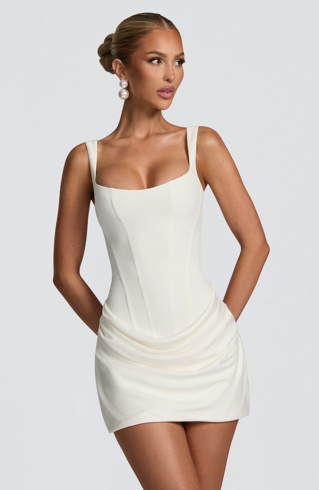 Mirella | Ruched Bodycon Mini Dress