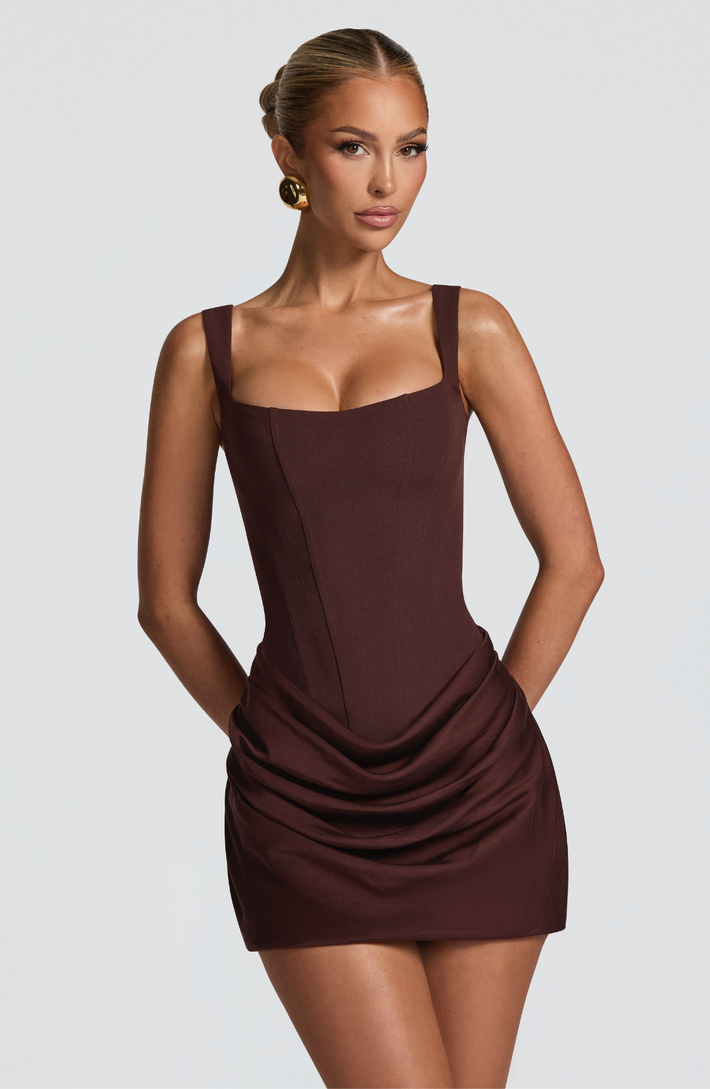 Mirella | Ruched Bodycon Mini Dress