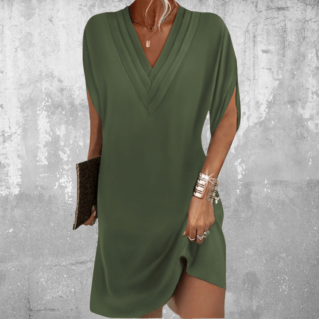 Mabel | Women's V-Neck Relaxed Dress original product view
