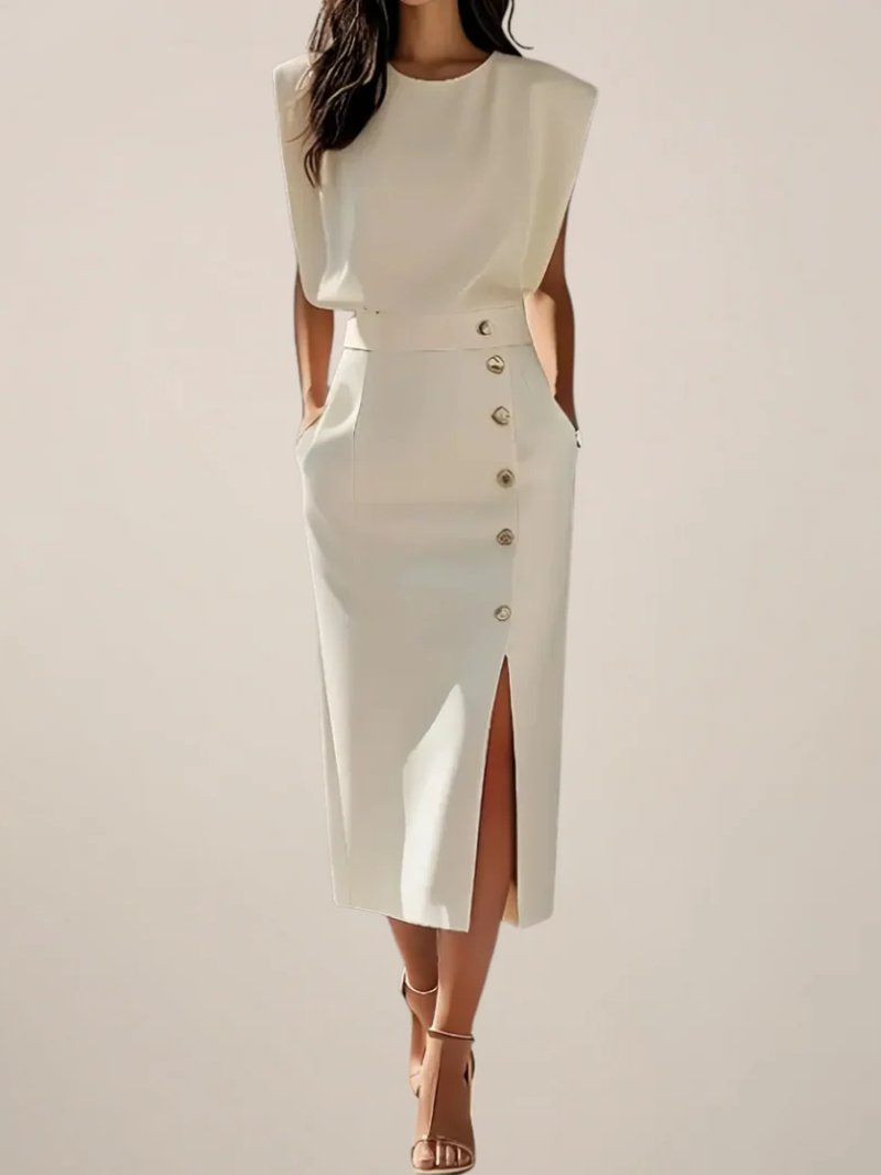 Annalise Women's Side-Slit Midi Dress original view