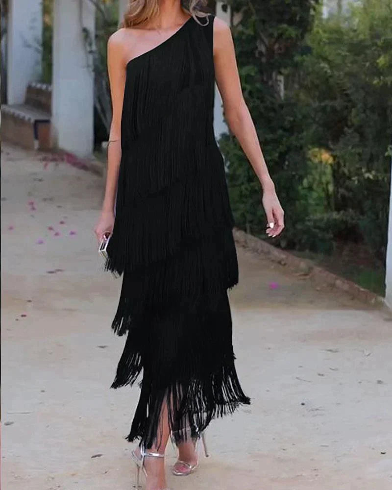 Aurelia | Women's Dropped-Shoulder Long Dress