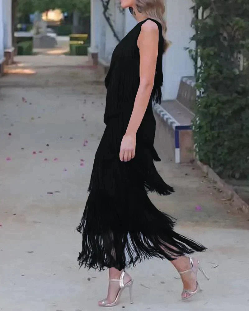 Aurelia | Women's Dropped-Shoulder Long Dress
