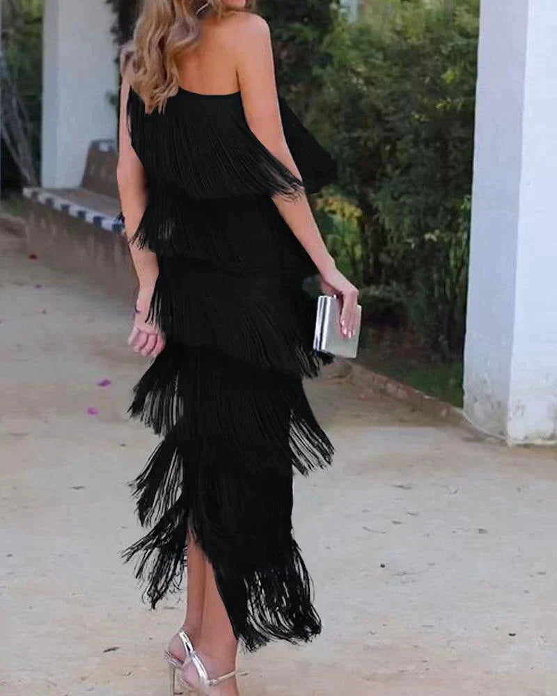 Aurelia | Women's Dropped-Shoulder Long Dress