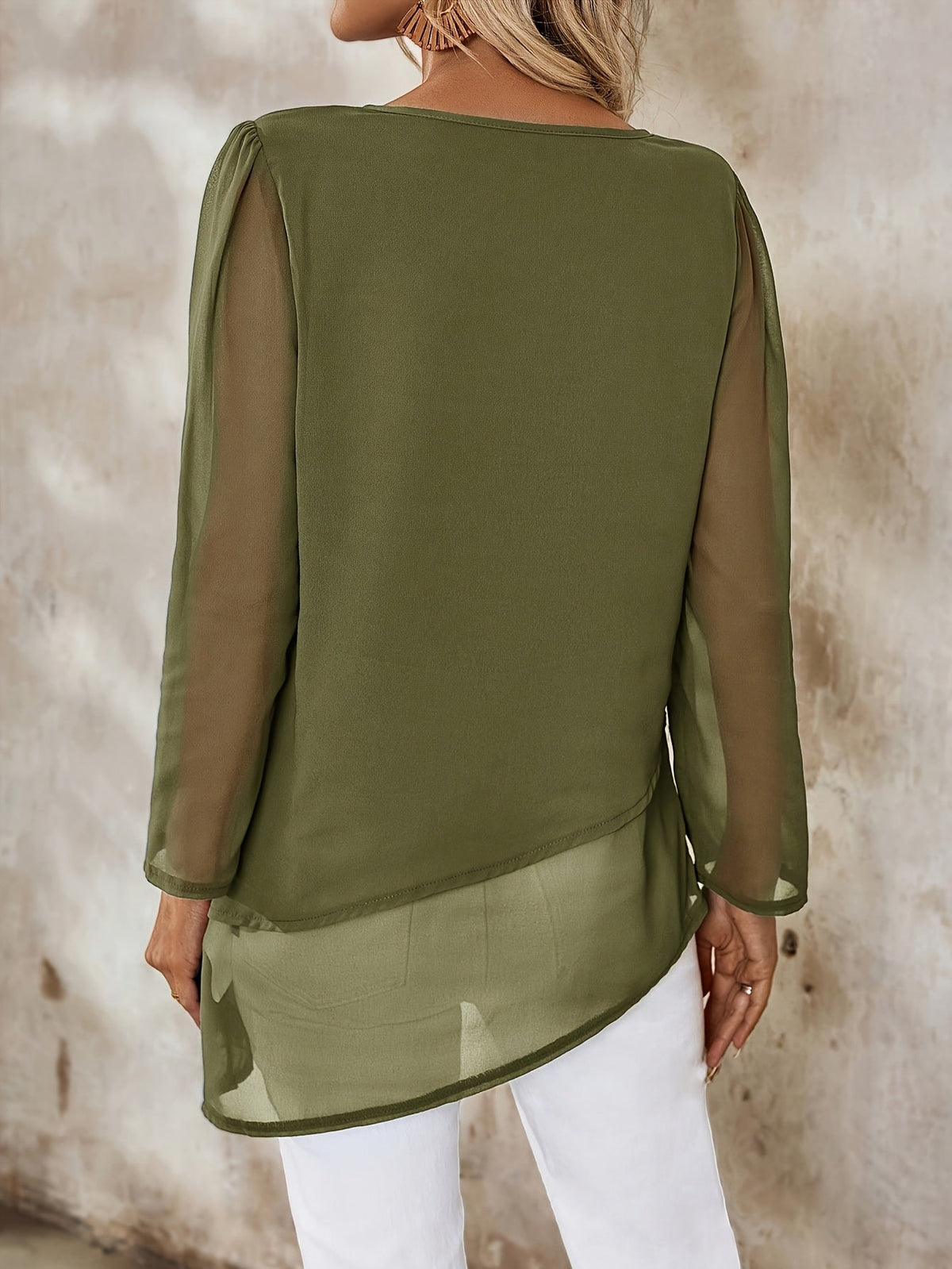 Esther | Women's Layered Flowing Blouse