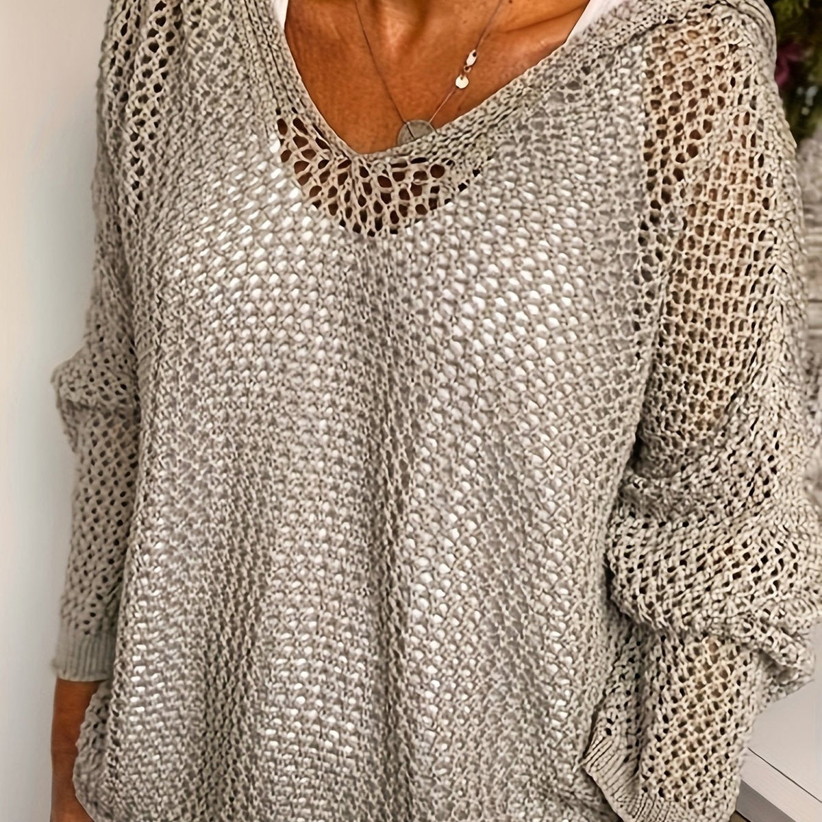 Valentina hooded sweater - Grey