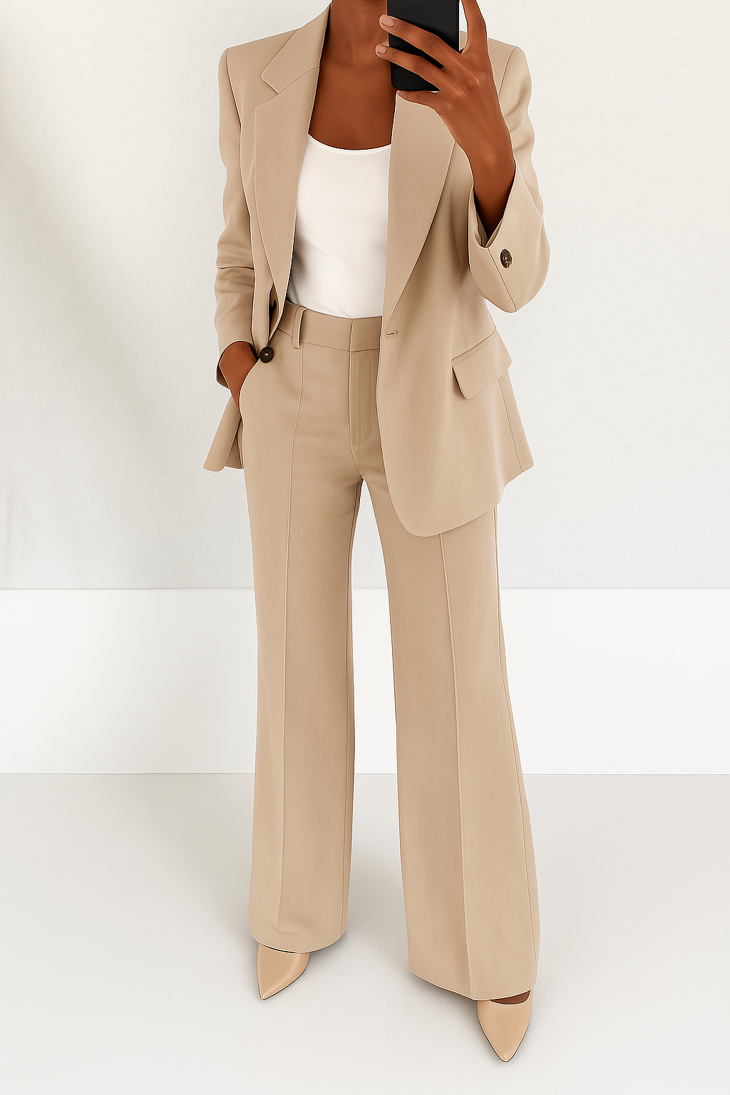 blazer and trouser set photograph