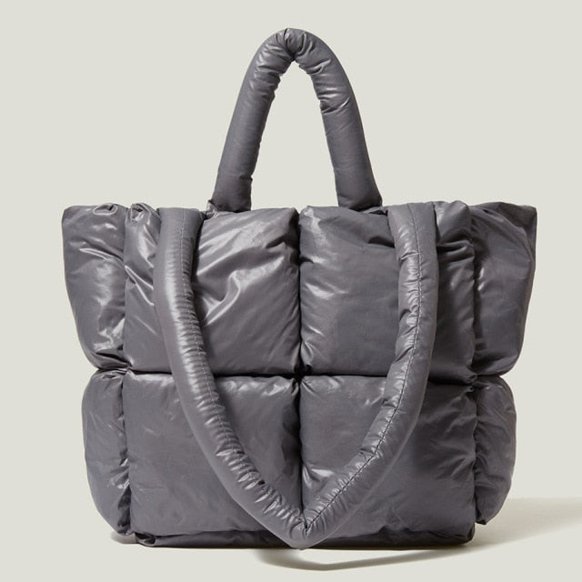 Beth | Women’s Oversized Puffer Tote Bag with Dual Padded Handles
