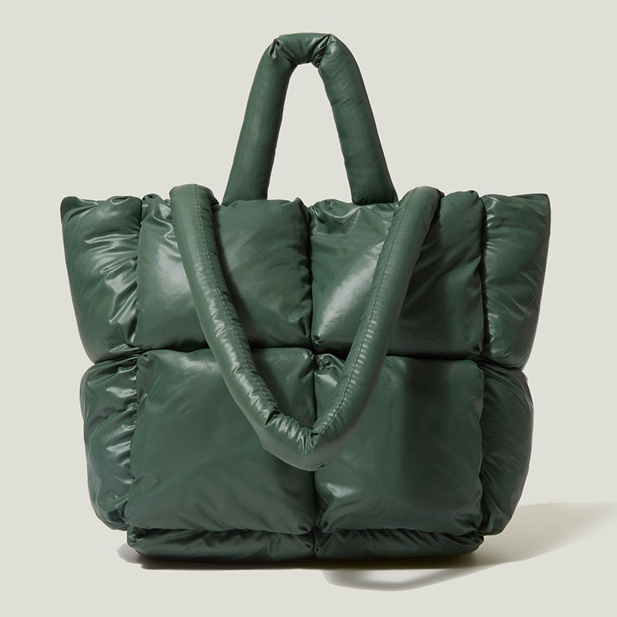 Beth | Women’s Oversized Puffer Tote Bag with Dual Padded Handles
