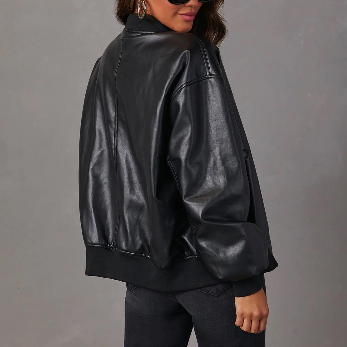 Florentina bomber jacket - Black styled