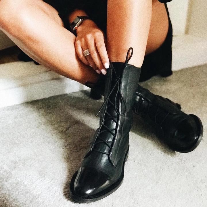 lace-up ankle boots original product photo