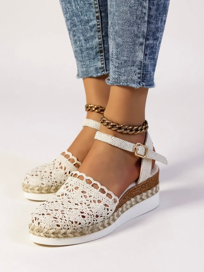 Women's Boho Woven Platform Sandals