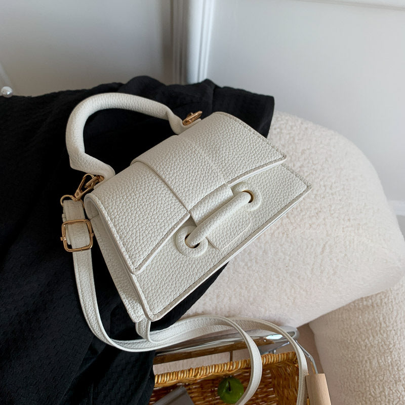 Alice | Women's Mini Top Handle Bag Structured Crossbody with Chain Strap