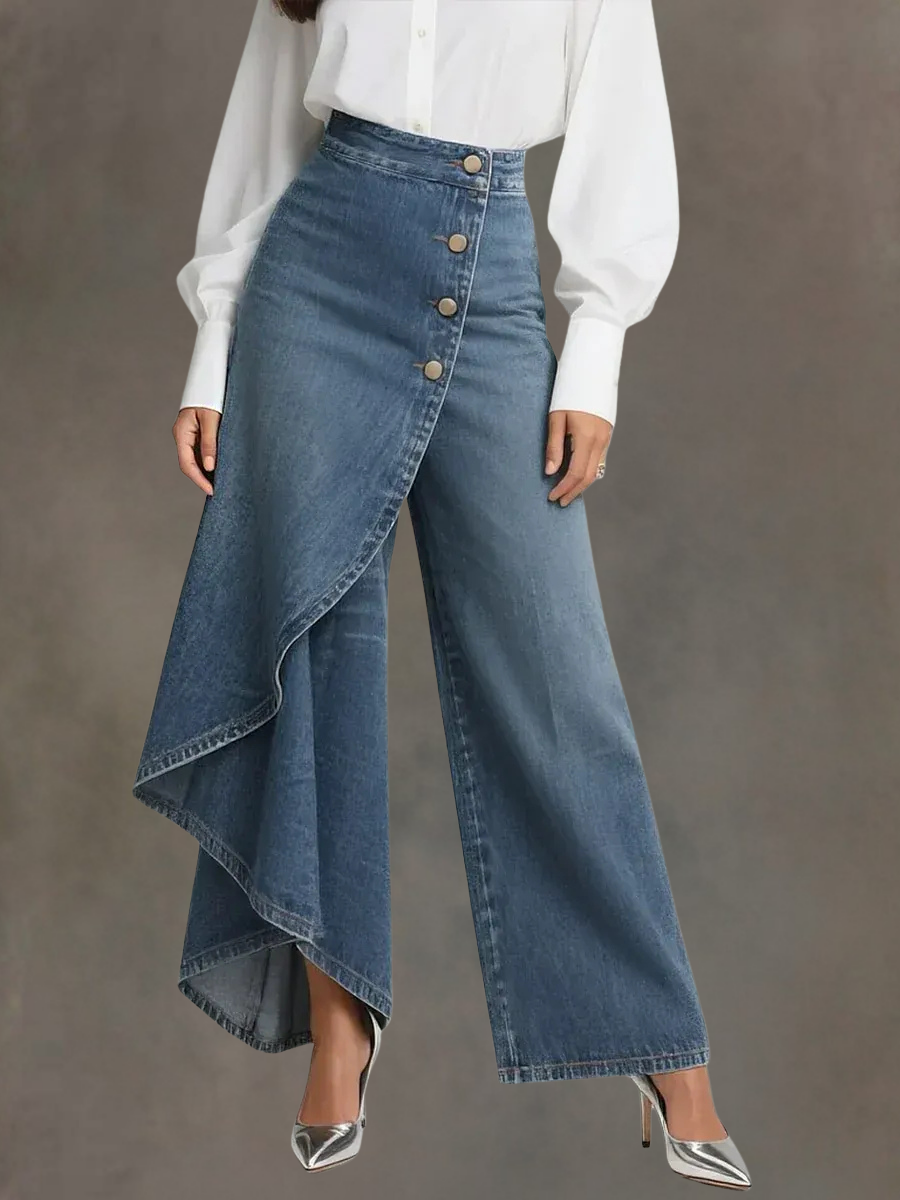 Merritt | Women's High-Waisted Wide-Leg Pants