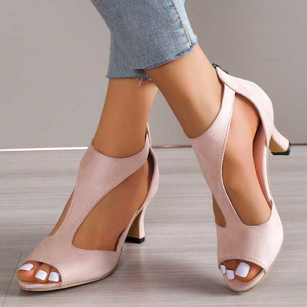 Lillian | Women's Low-Heel Open-Toe Sandals original product view