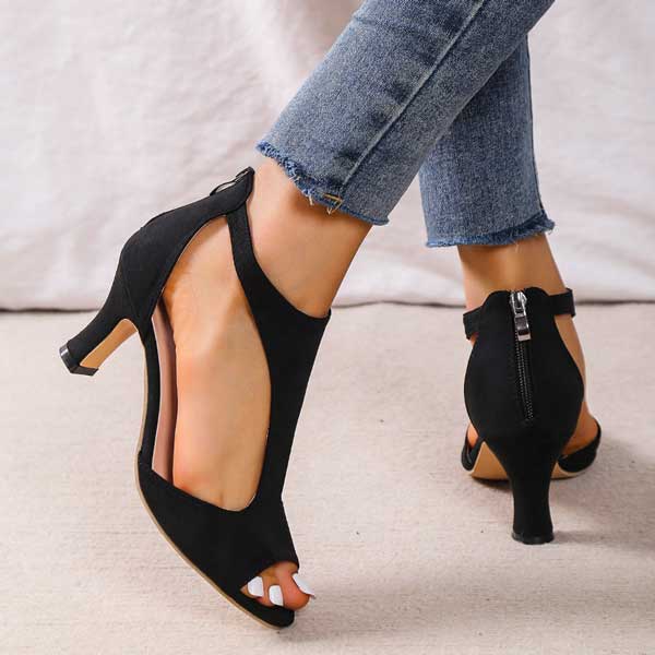 Lillian | Women's Low-Heel Open-Toe Sandals original product view