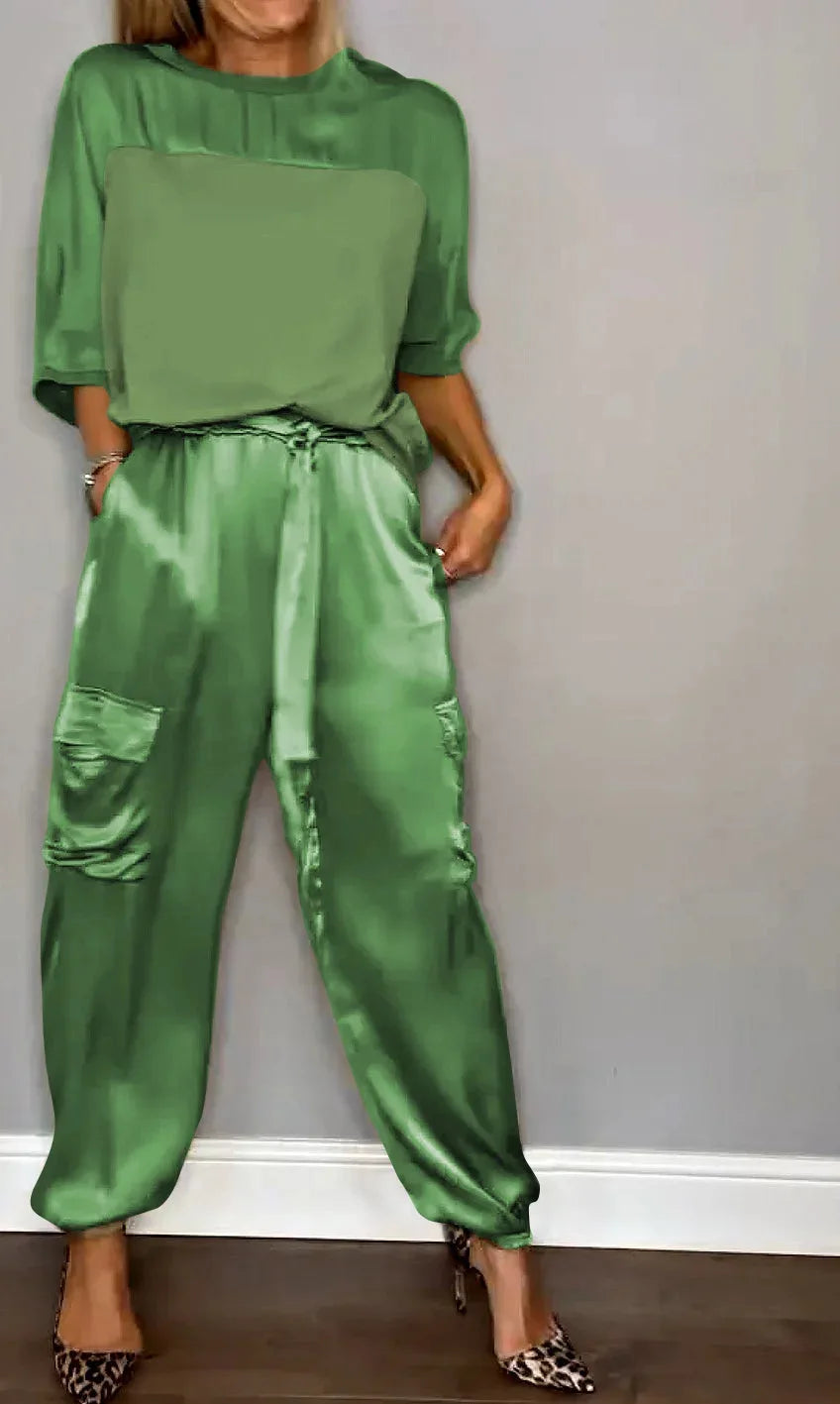 Genevieve Women's Flowing Two-Piece Set original view