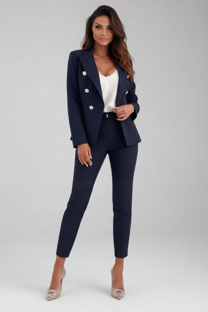 Marielle women's blazer and trousers suit set product photo 2