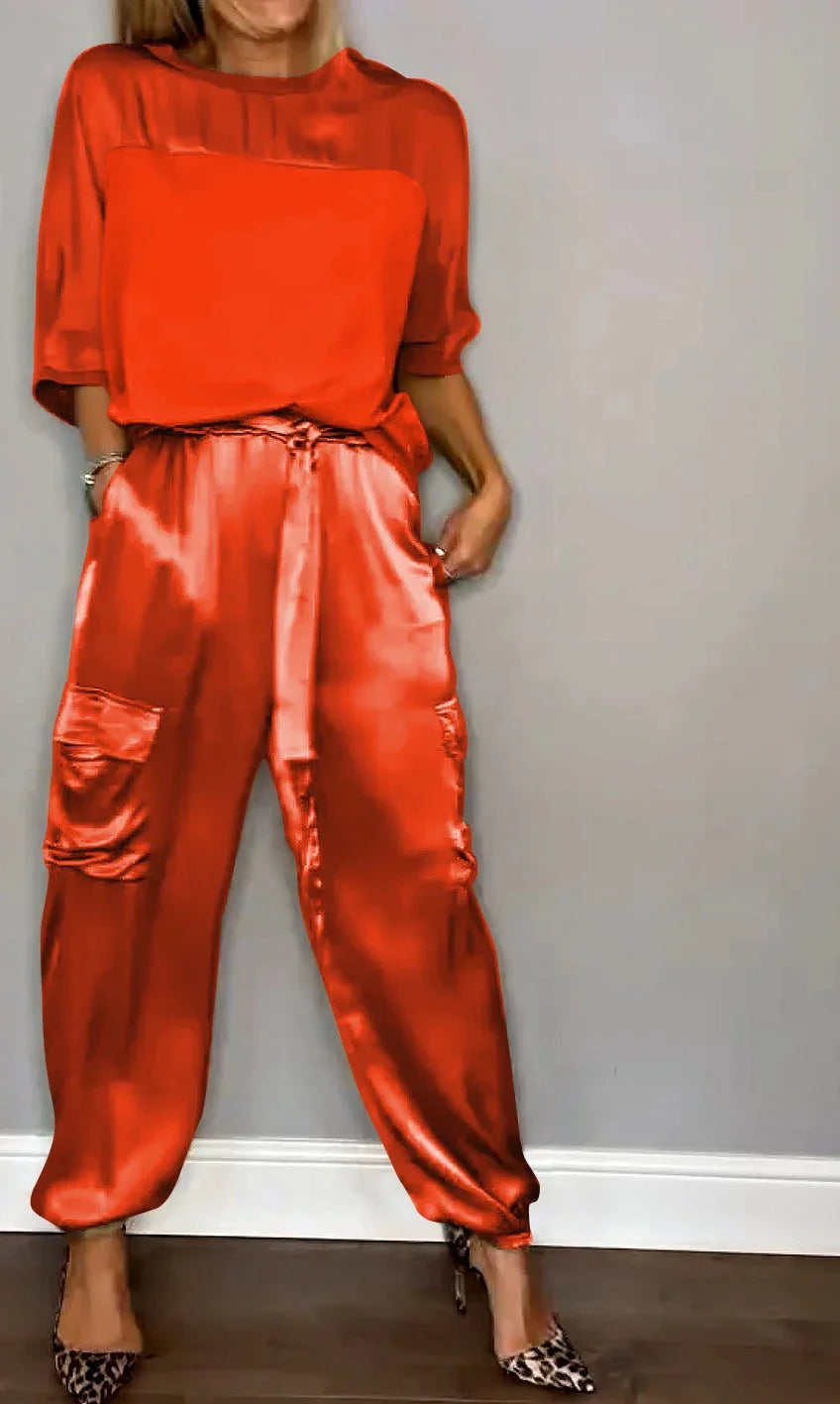 Genevieve Women's Flowing Two-Piece Set original view