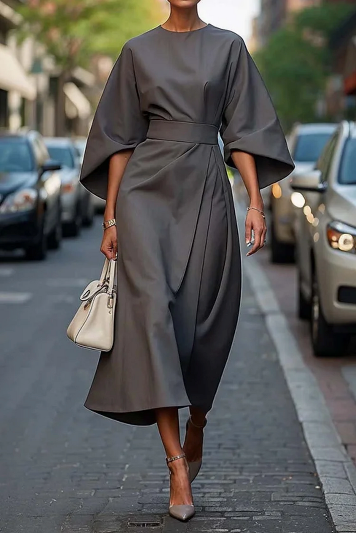 belted dress photograph
