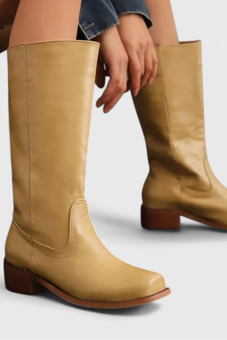Evelina | Women's Classic Knee-High Heeled Boots product view