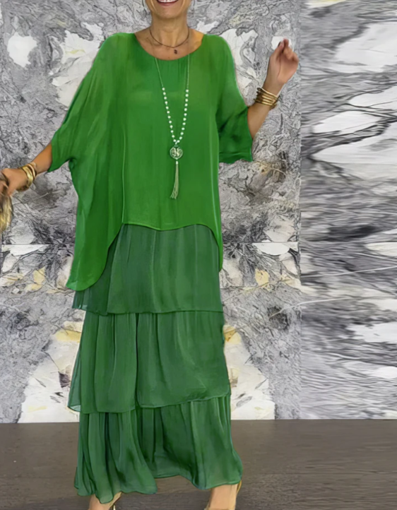 Lenora | Women's Elegant Flowing Maxi Dress