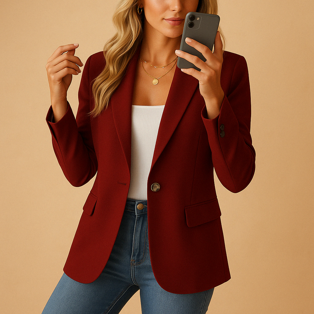 Juliet | Women's Fitted Single-Button Tailored Blazer original product photo 5