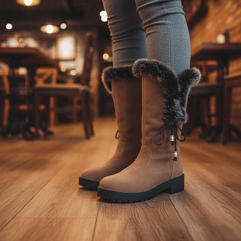 Corinna winter boots - Camel styled