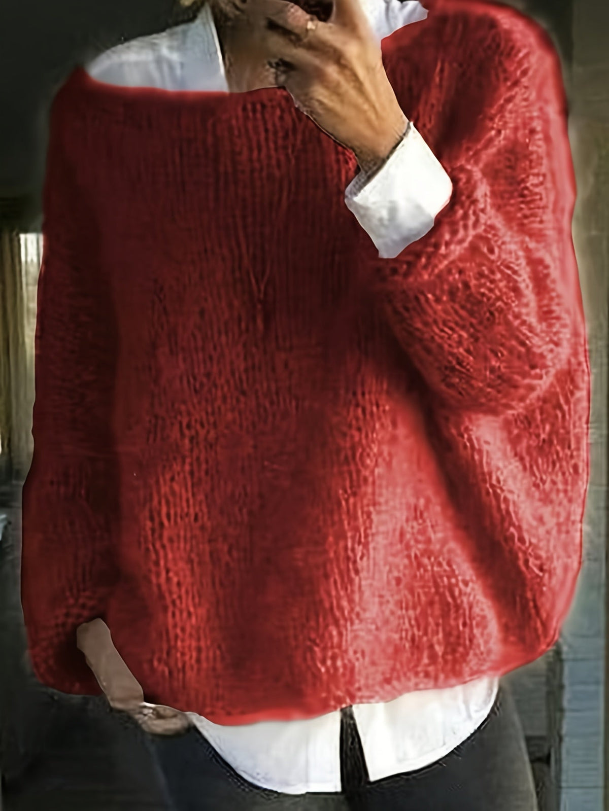 Melanie | Women's Relaxed Crew-Neck Sweater