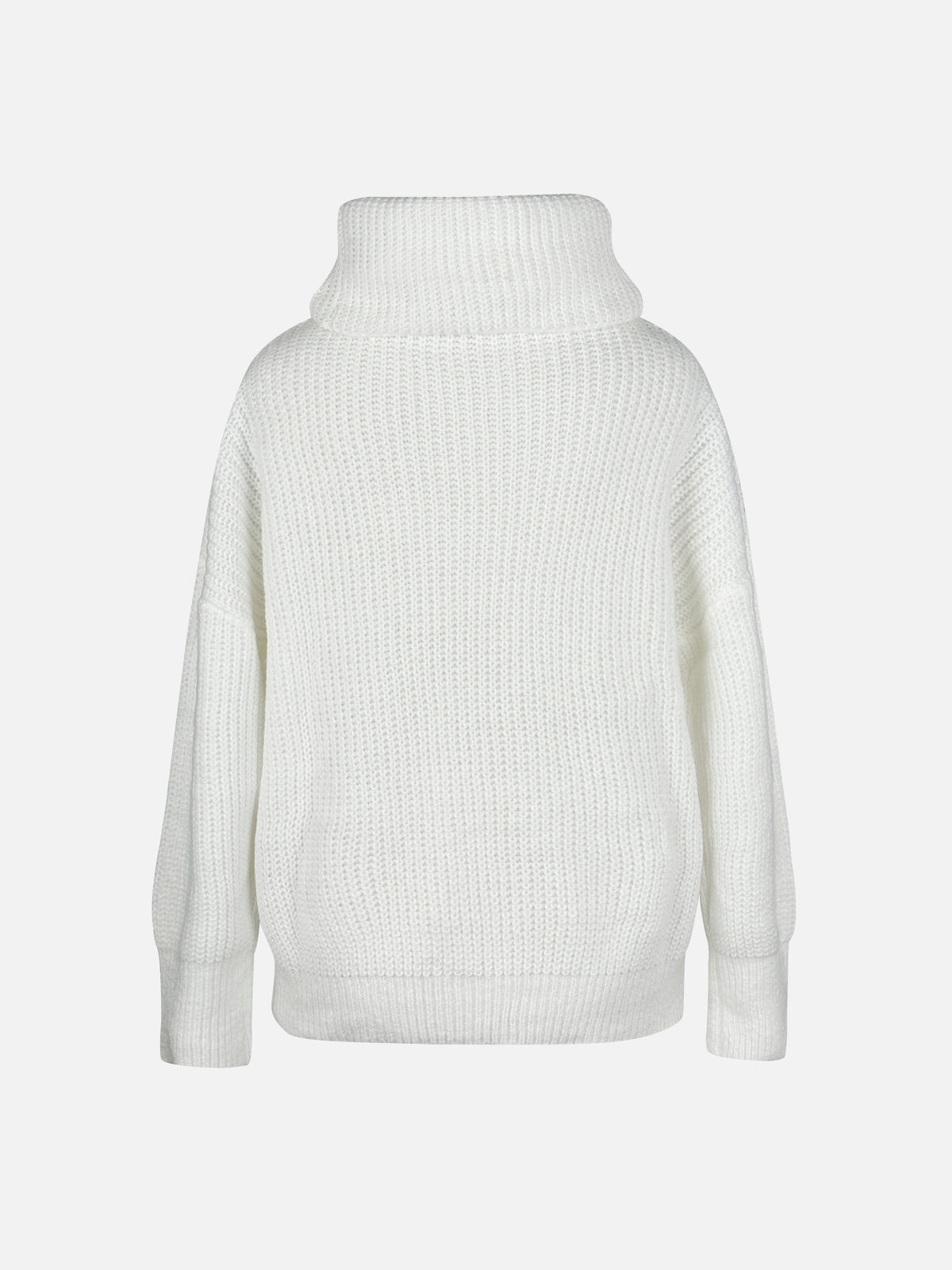 Marcella cowl-neck sweater - White back