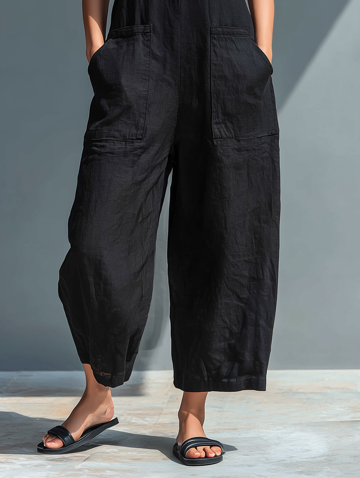 Alma | Women's Sleeveless Flowing Jumpsuit