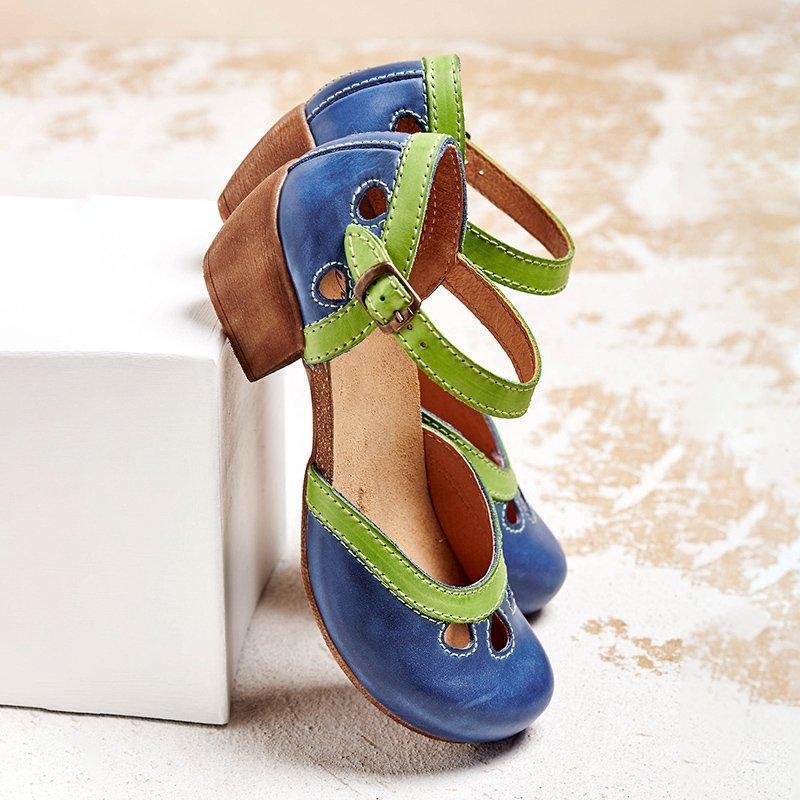 Women's Supportive Low Heel Flat Sandals