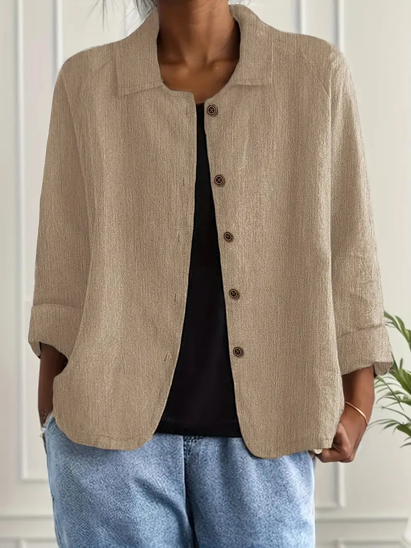 Noelle Women's Lightweight Relaxed Layering Top product view