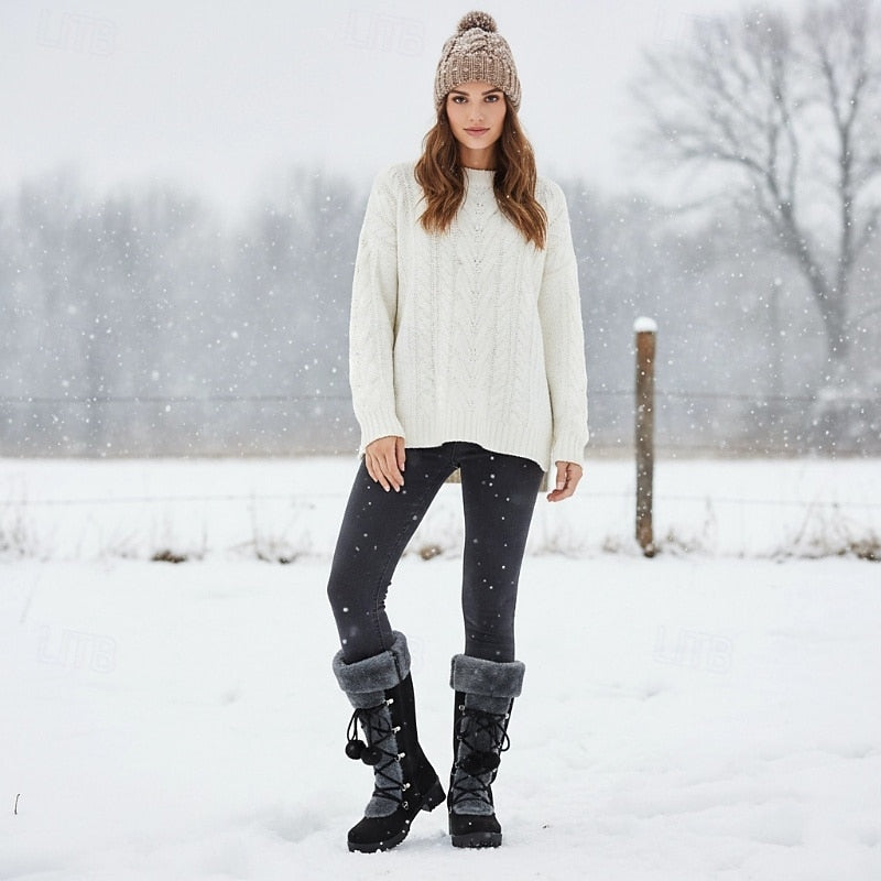 Eugenia winter boots - styled outdoors