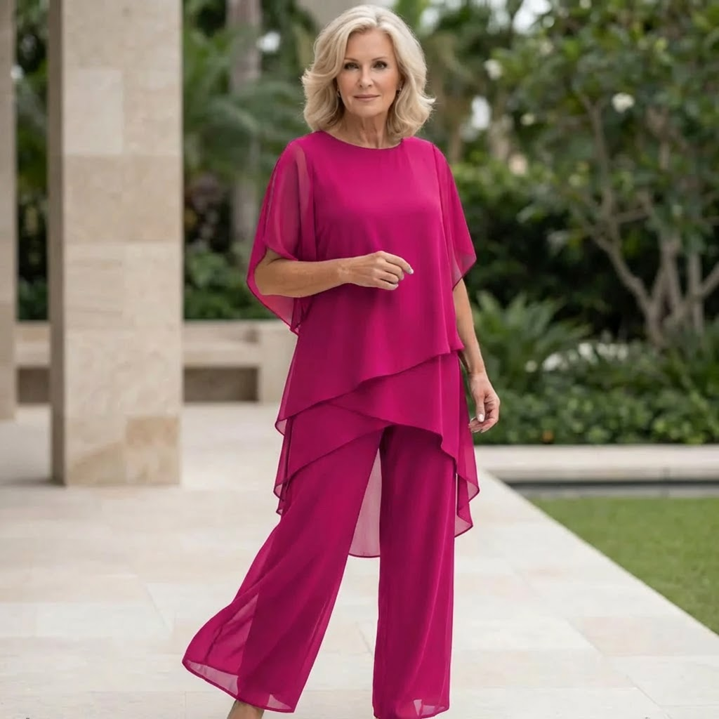 palazzo trouser set photo