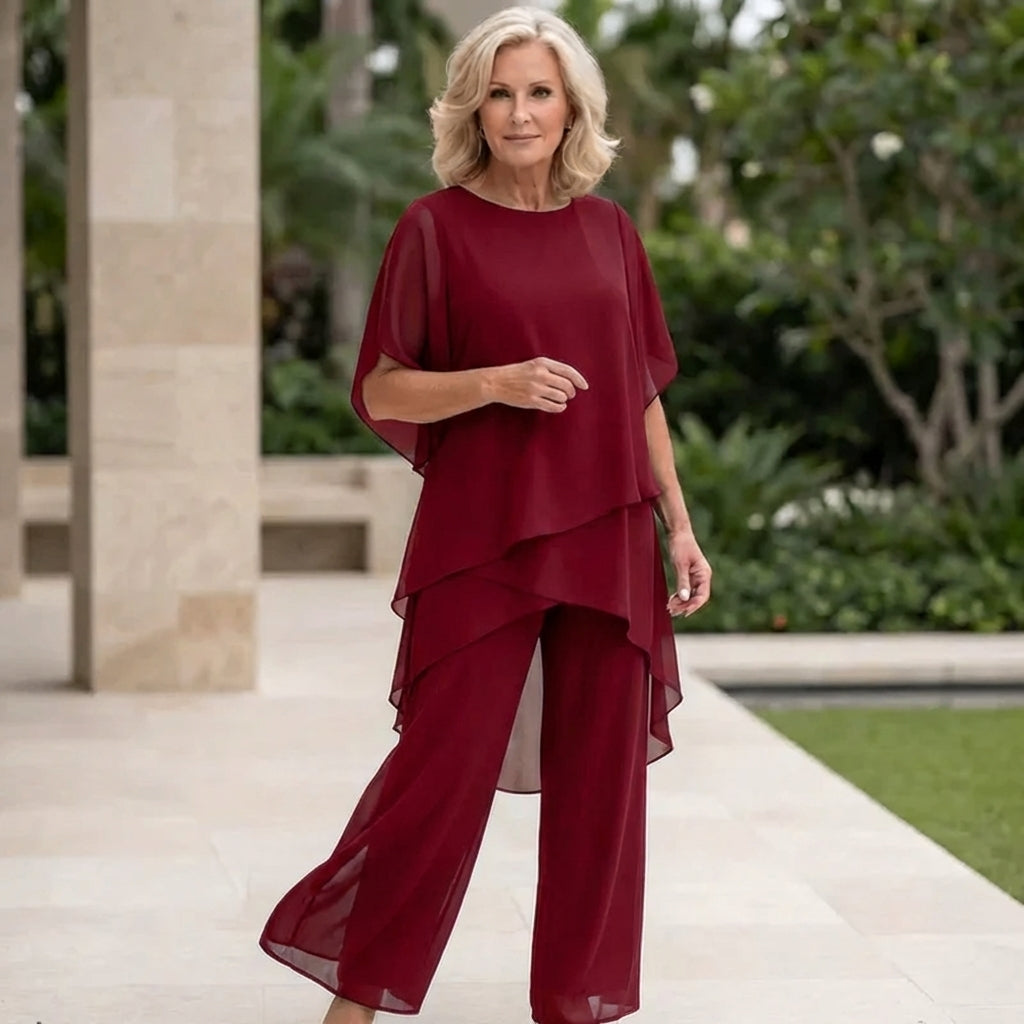 palazzo trouser set photo