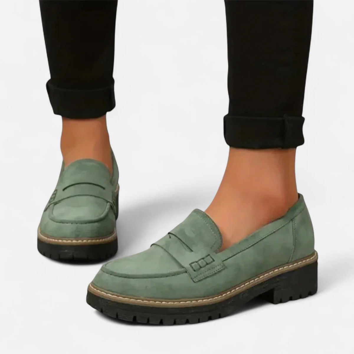 Naomi | Women's Heeled Slip-On Loafers product photo 7