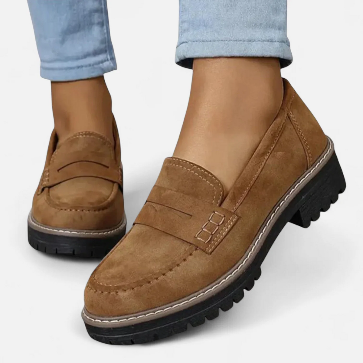 Naomi | Women's Heeled Slip-On Loafers product photo 3