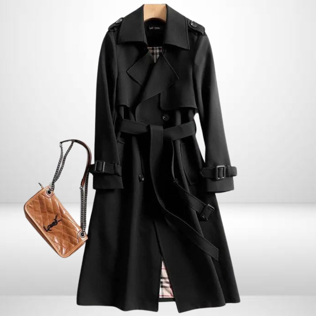 Chelsea | Women's Double-Breasted Trench Coat with Belt