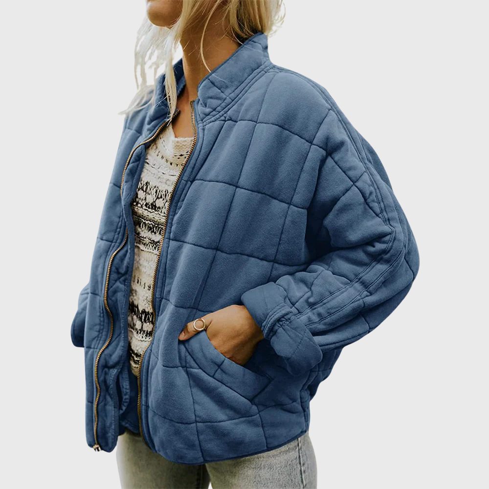 Christine | Quilted Oversized Bomber Jacket for Women