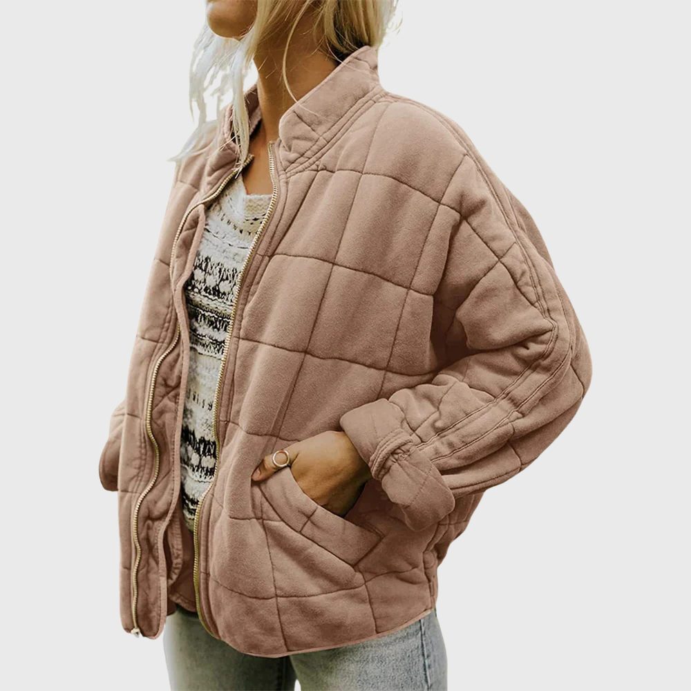 Christine | Quilted Oversized Bomber Jacket for Women
