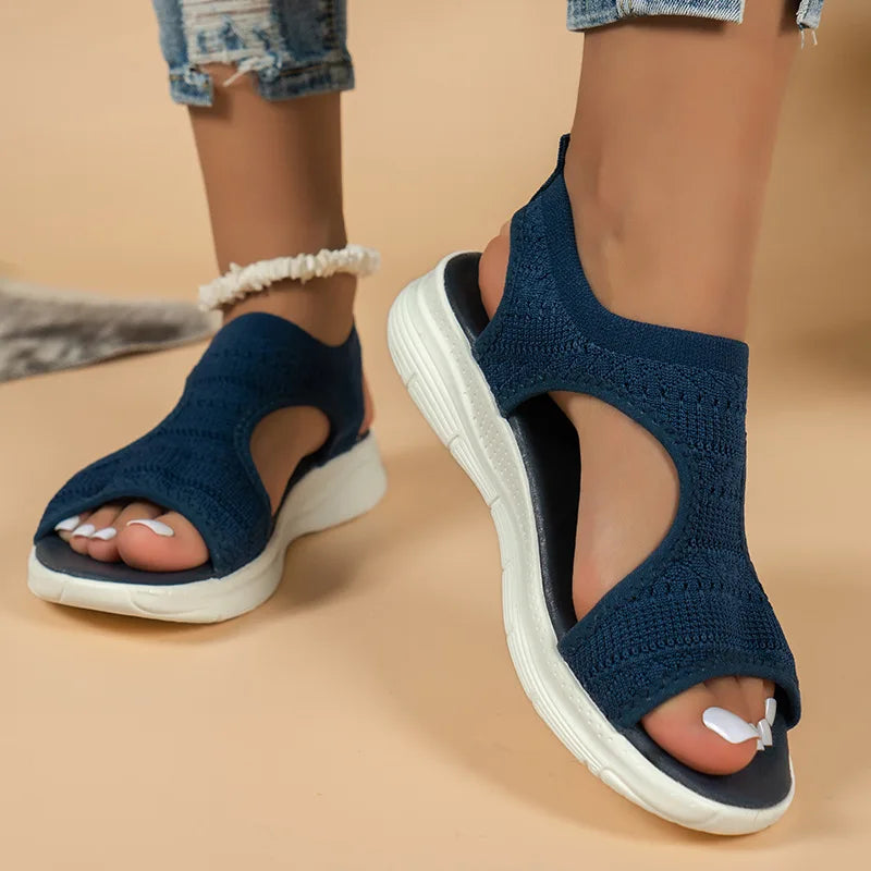 Women's Open Toe Platform Sport Sandal