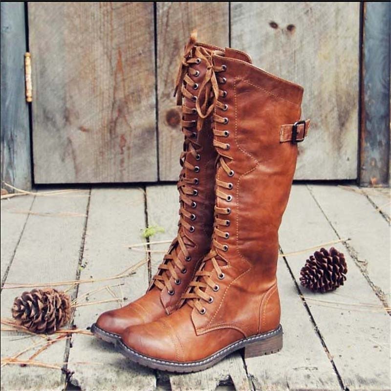 Eleanor Women's Tall Lace-Up Riding Boots original view