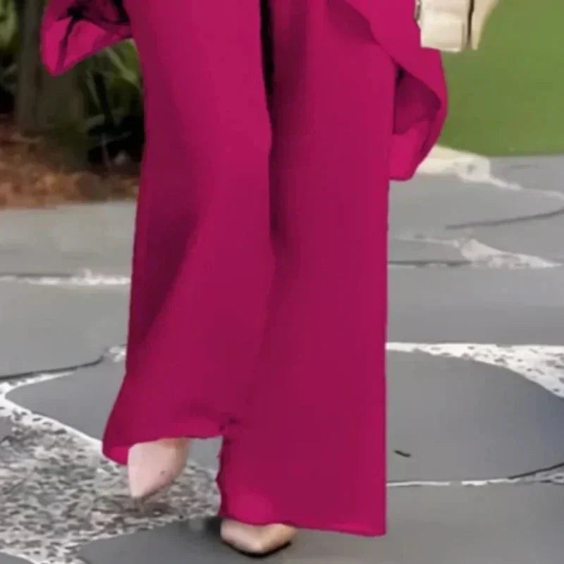 palazzo trouser set photo