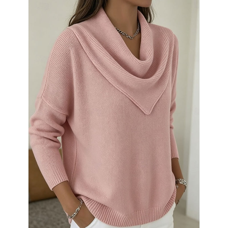 Helena Women's Elegant Cowl-Neck Sweater original view
