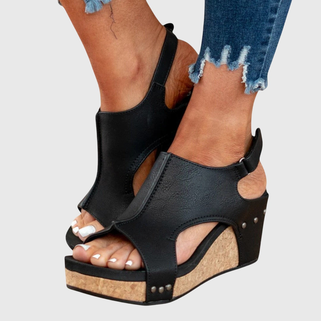 Rebecca women's open-toe buckle sandals photo 6